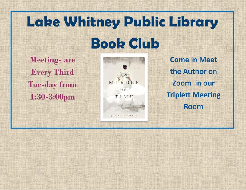 Book Club Sept 24th